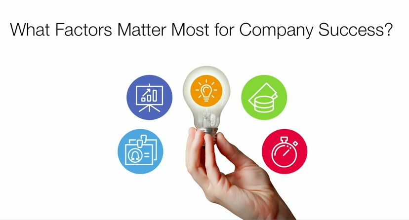 Qual o principal fator que leva as startups a terem sucesso