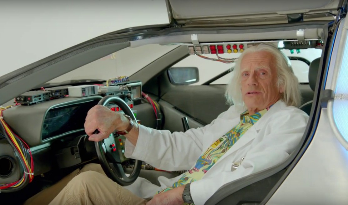 Doc Brown chegou hoje ao futuro e tem uma mensagem para os empreendedores!