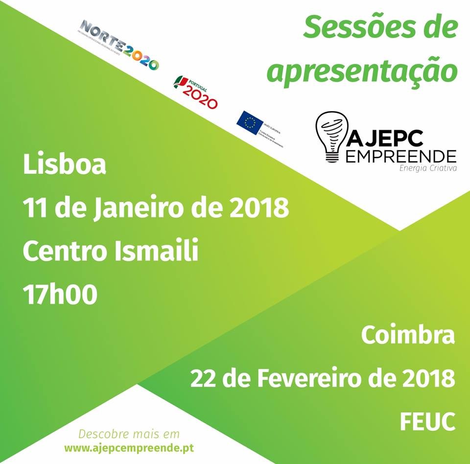 Programa AJEPC Empreende com sessões de apresentação em Lisboa e Coimbra
