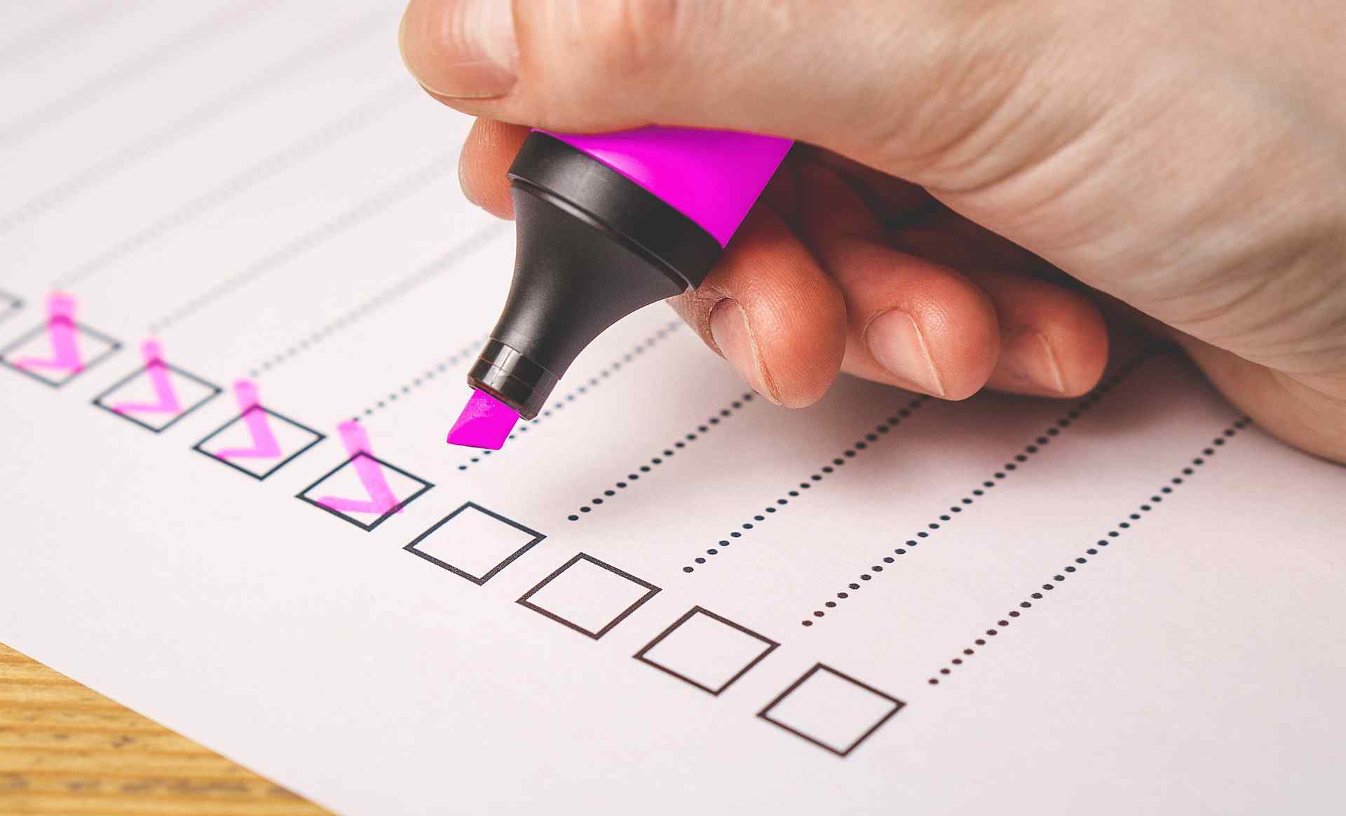 Checklist para o primeiro ano de empresa