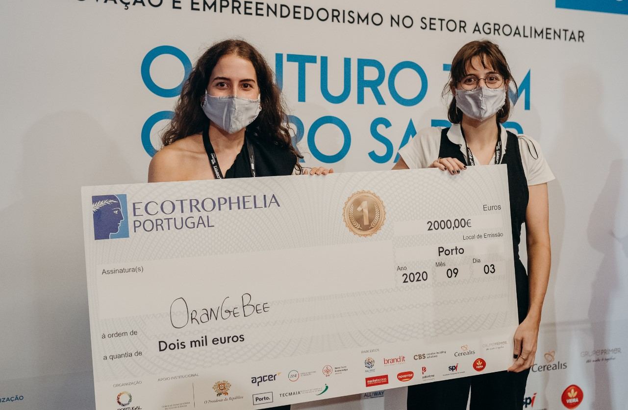 OrangeBee vence prémio ECOTROPHELIA Portugal 2020