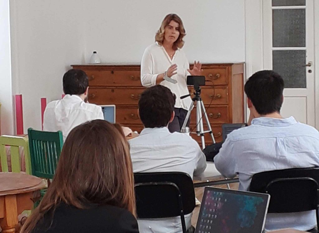 Inês Sequeira falando numa edição anterior do Rise for Impact