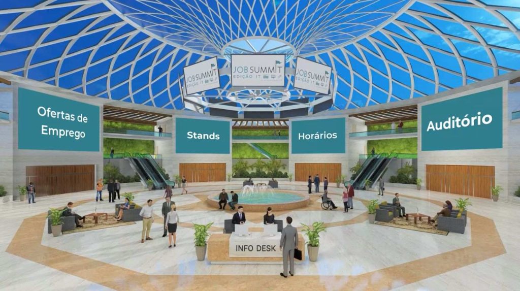 Atrio da feira Job Summit IT 2023