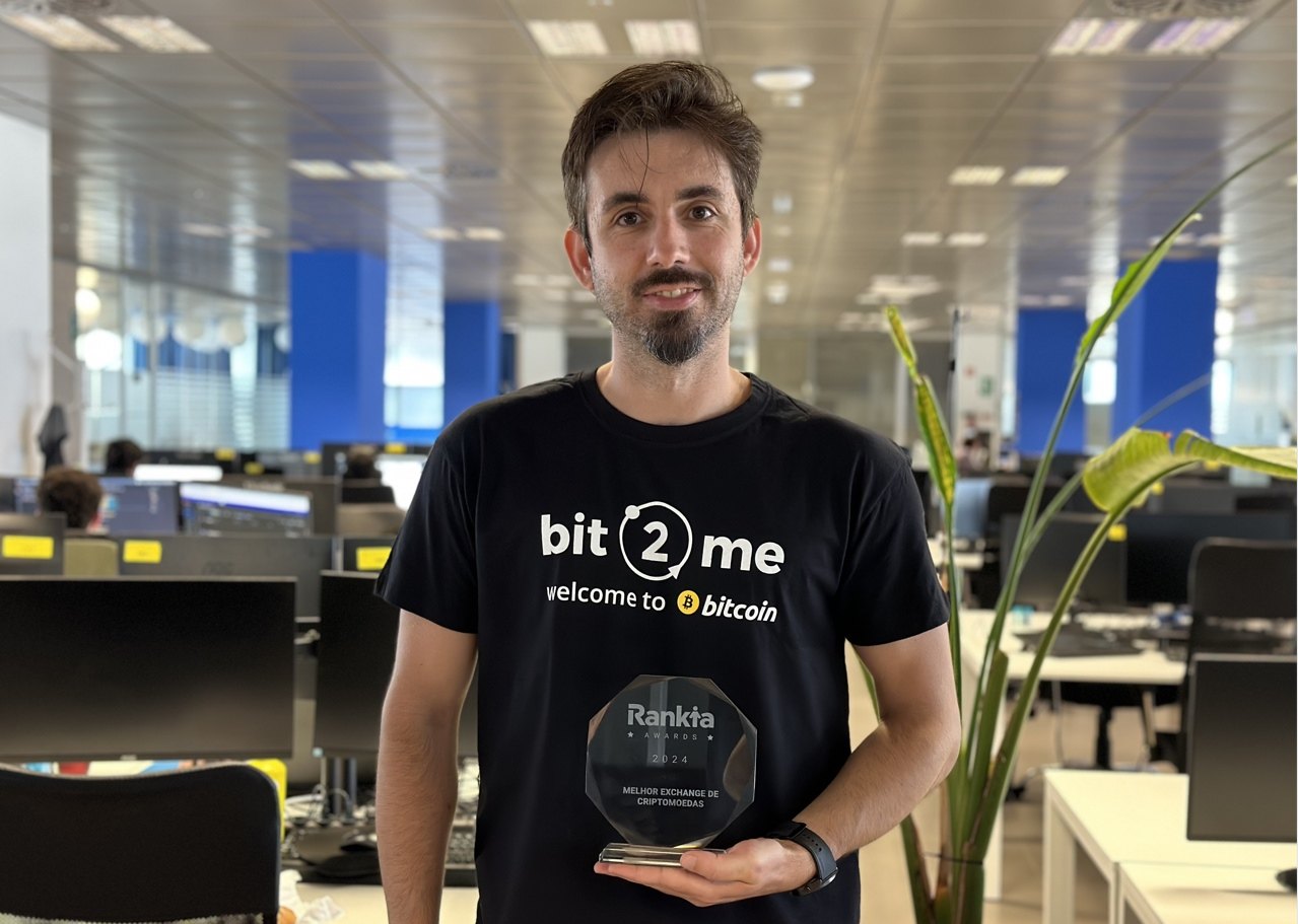 Bit2Me distinguida como a “Melhor Exchange de Criptomoedas” nos Prémios Rankia Portugal 2024