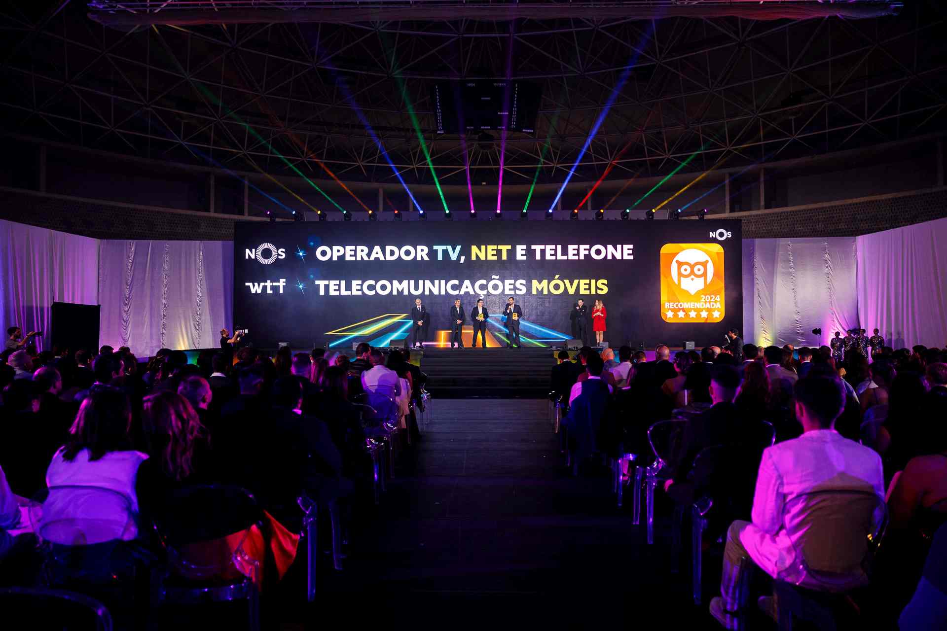 NOS e WTF Recebem Prémio Marca Recomendada 2024